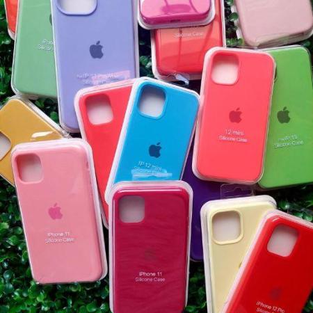 Capinhas de iPhone Silicone Aveludada 
